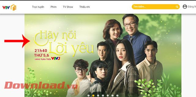 Bấm vào Poster của phim Hãy nói lời yêu