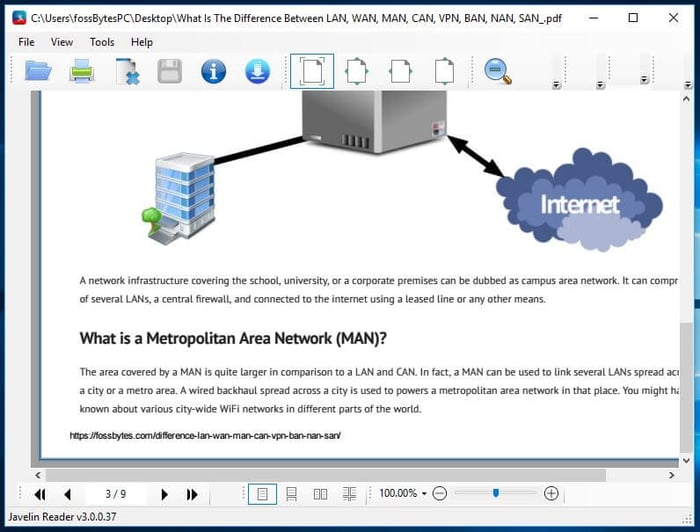 Ứng dụng đọc file PDF