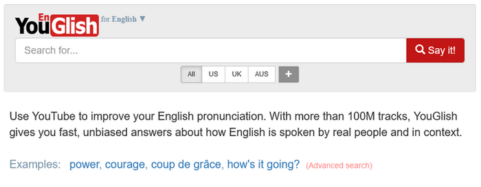 YouGlish: Một công cụ hữu ích