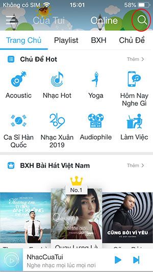 Tìm kiếm bài hát