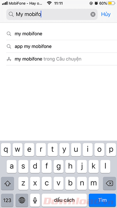 Tìm My Mobifone trên App Store