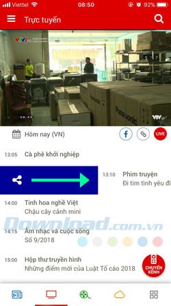 Dịch vụ VTC Go trên di động