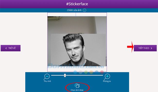 Hướng dẫn thêm Sticker vào hình ảnh chân dung