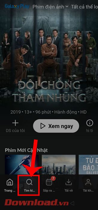 Chọn Tìm kiếm