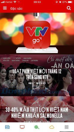 Dịch vụ VTC Go trên di động