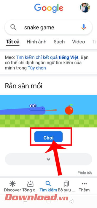 Nhấn vào nút Bắt Đầu