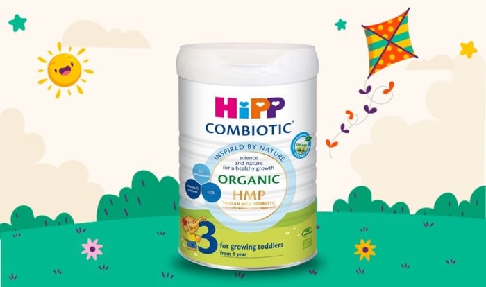 Sản phẩm sữa bột HiPP Organic Combiotic số 3 800g (dành cho trẻ từ 1 - 3 tuổi)