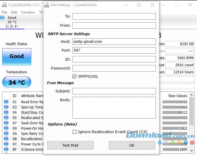 CrystalDiskInfo SD