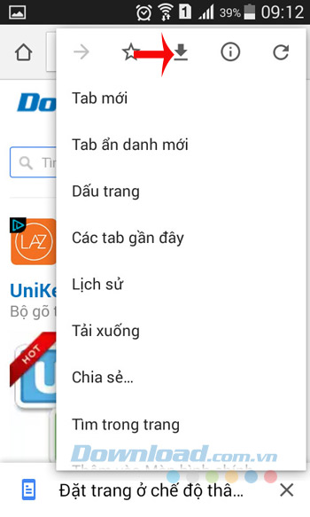 Tải trang web