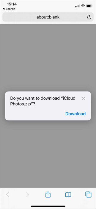 Tải ảnh từ iCloud Photos