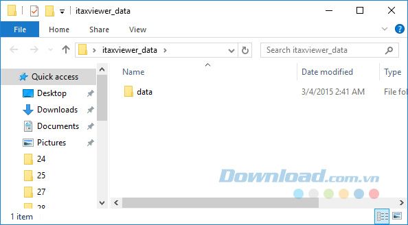 Sao chép file Data