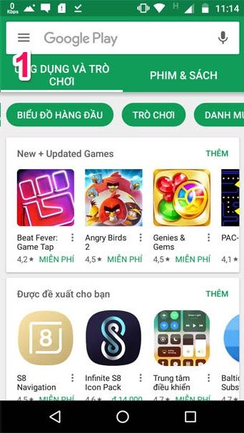 Danh mục của Google Play