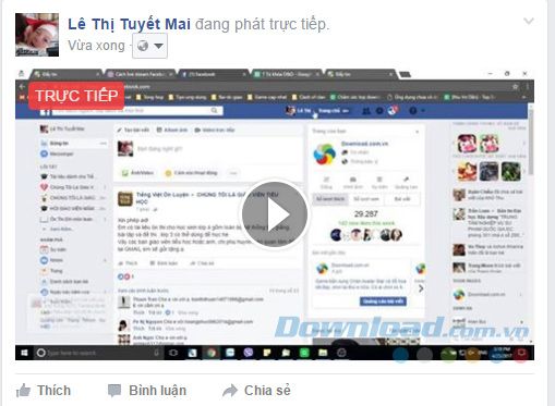 Video đang phát trực tiếp