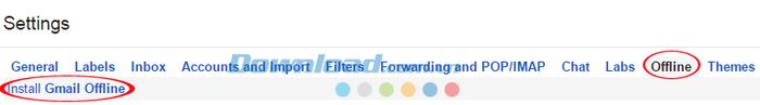 Sử dụng Gmail trên Chrome mà không cần Internet