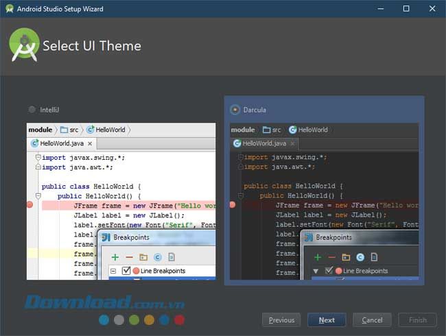 Công cụ Android Studio