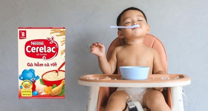 Bột ăn dặm Nestlé Cerelac gà hầm cà rốt hộp 200g (từ 8 tháng)