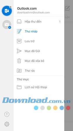 Trải nghiệm đăng nhập và sử dụng Outlook