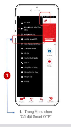 Cài đặt Smart OTP