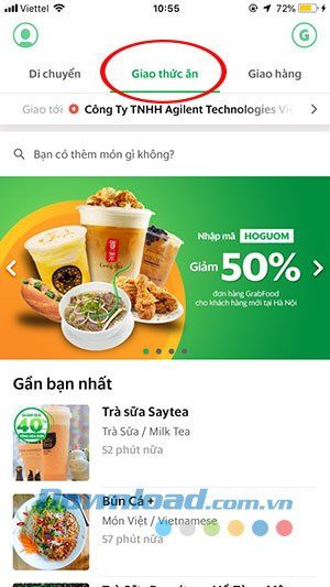 Giao thức đặt đồ ăn