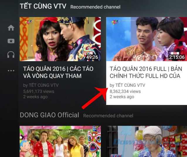 Chọn clip 