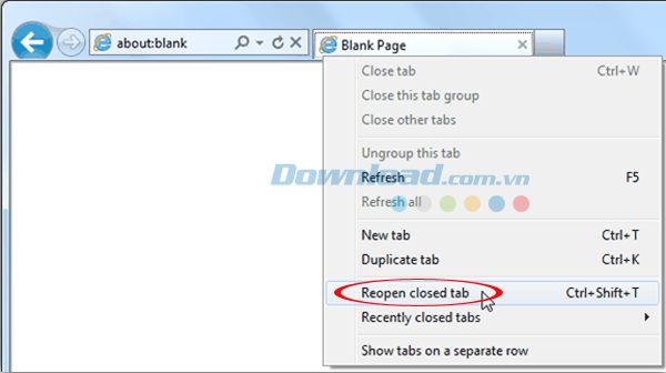 Hướng dẫn khôi phục lại tab vừa đóng trên các trình duyệt nhanh nhất