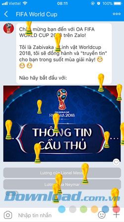 World Cup Zalo 2018