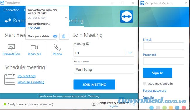 Ứng dụng TeamViewer