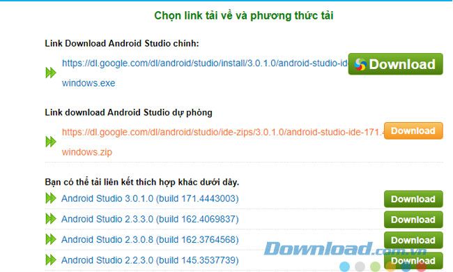 Công cụ Android Studio