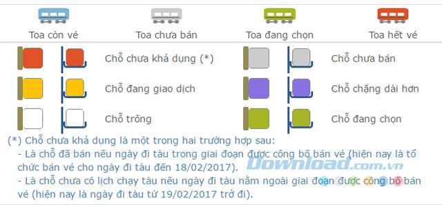 Lựa chọn chỗ ngồi