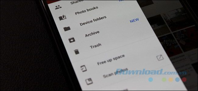 Tính năng lưu trữ mới trên Google Photos