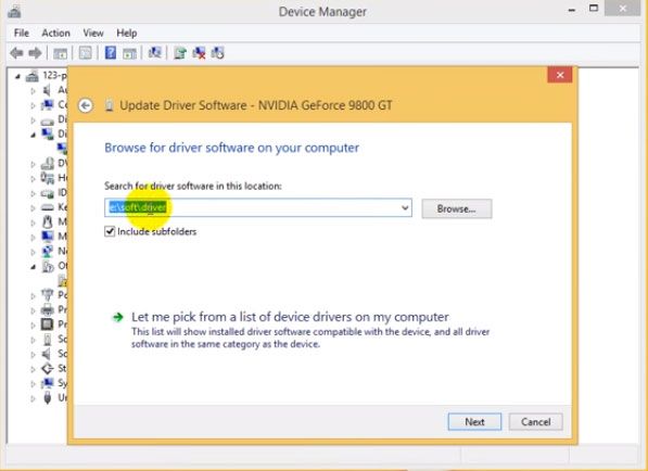 Bạn cũng có thể lựa chọn cách thức cài đặt driver cho NVIDIA.