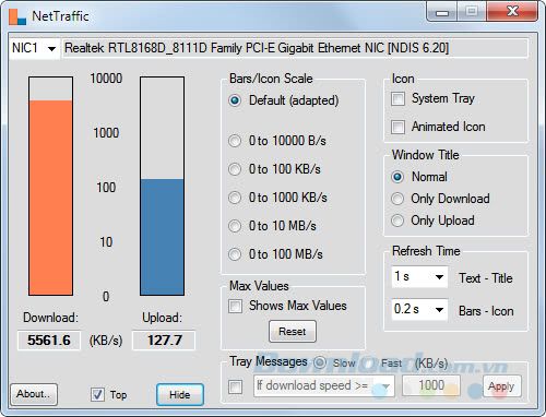 Quản lý kết nối Internet