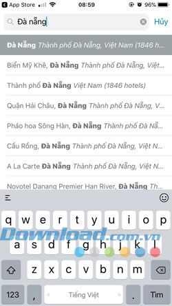 Đặt phòng qua Trivago