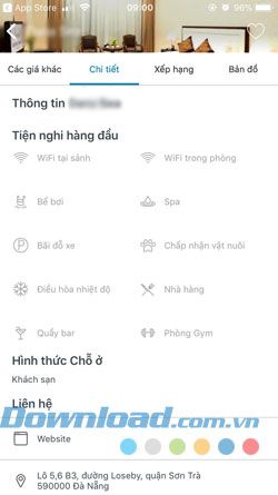 Đặt phòng qua Trivago