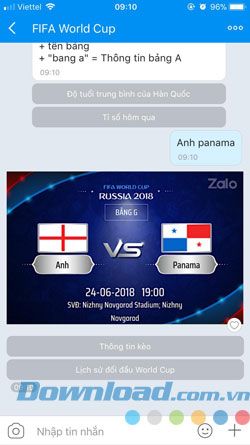 World Cup Zalo 2018