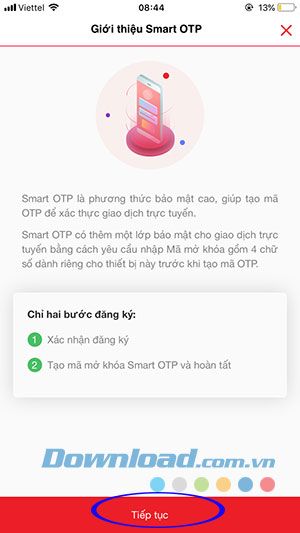 Thông tin về Smart OTP của Techcombank