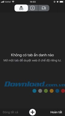 Giao diện mới trên Chrome iOS