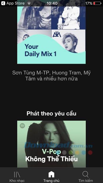 Phát nhạc theo Yêu Cầu