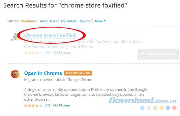 Chrome Store Foxified