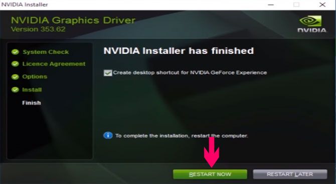 Nếu bạn muốn, bạn có thể sử dụng Manager trên máy tính để cài đặt NVIDIA.