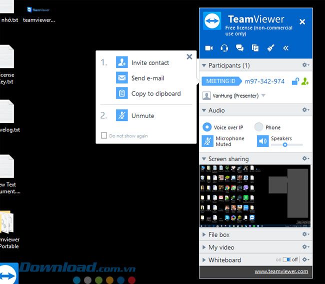 Ứng dụng TeamViewer