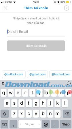 Trải nghiệm đăng nhập và sử dụng Outlook