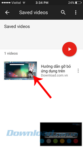 Video đã tải về