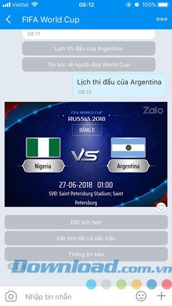 World Cup Zalo 2018