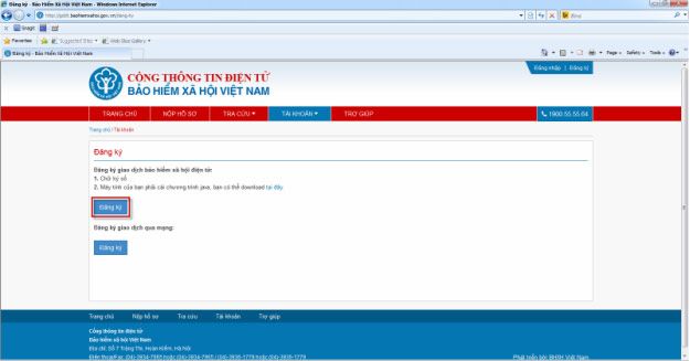 Đăng ký tham gia BHXH điện tử