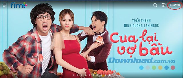 Giao diện chính của Fim+ 