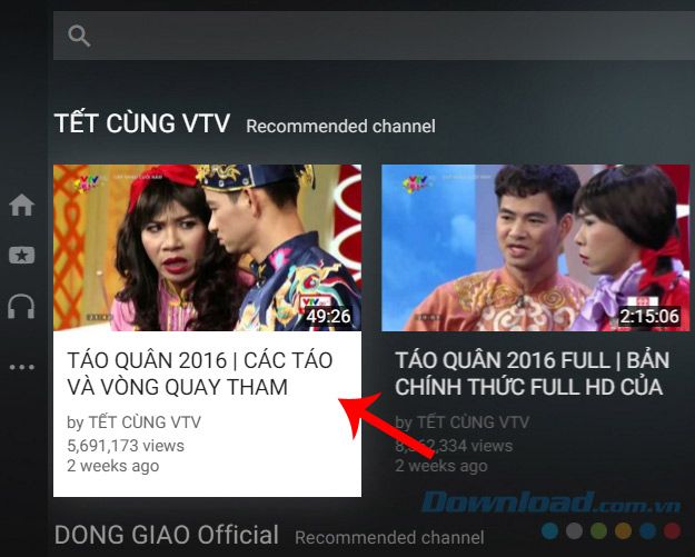 Giao diện mới