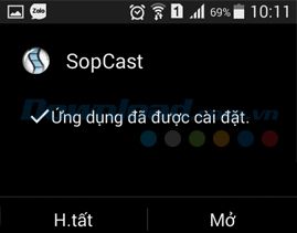 Hướng dẫn xem bóng đá trên Sopcast cho Android