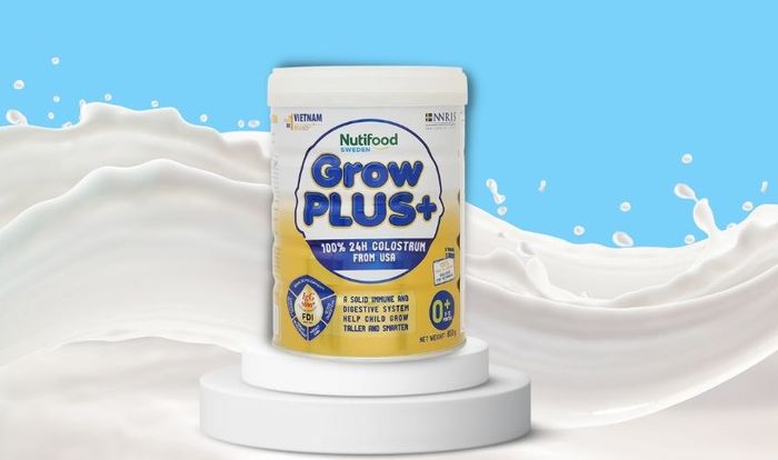 Sản phẩm sữa bột Nutifood GrowPLUS+ 850g (0 - 12 tháng)
