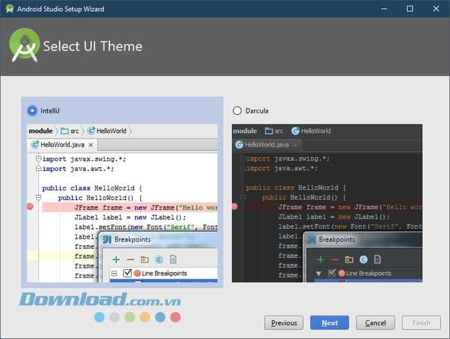 Công cụ Android Studio